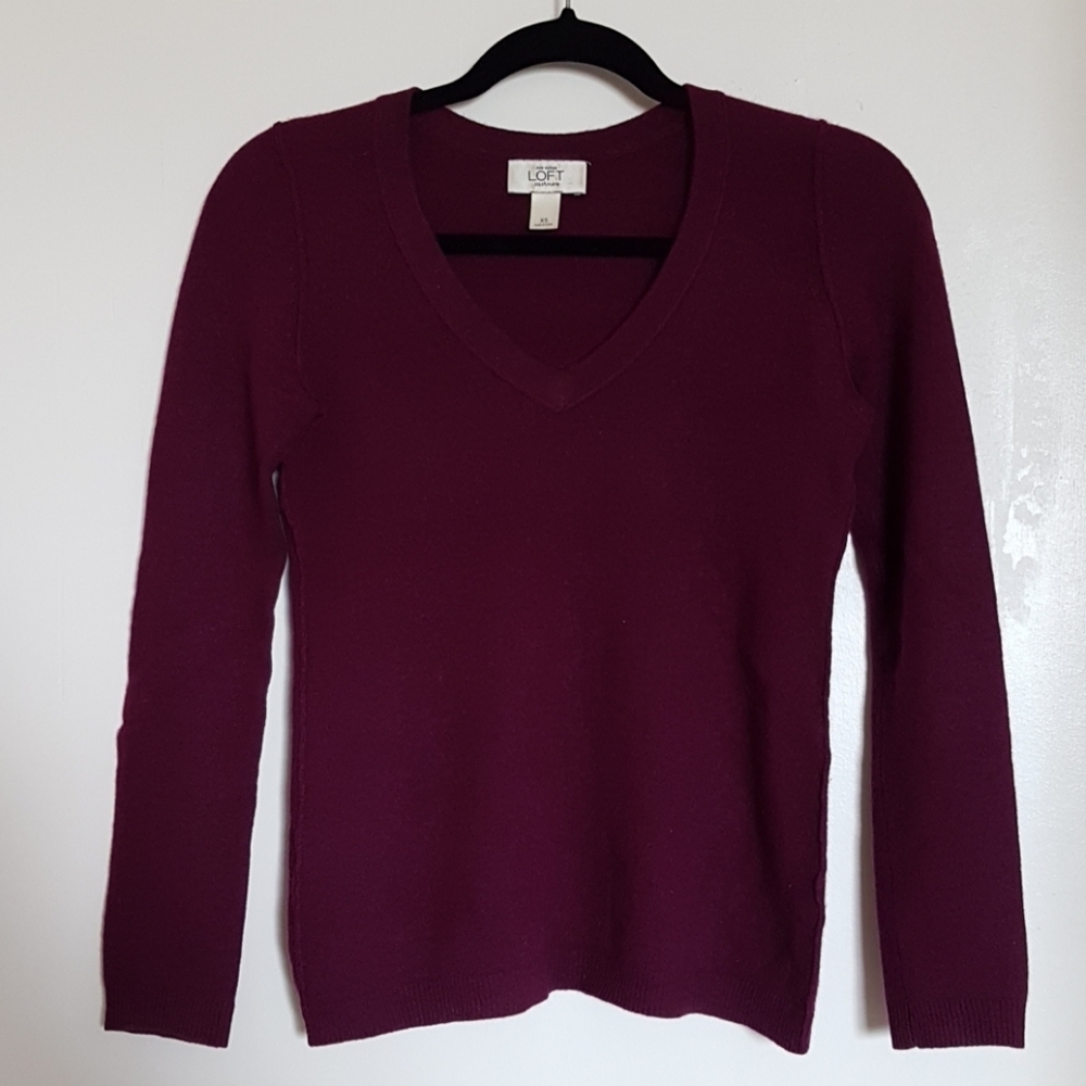 Ann Taylor Loft cashmere sweater - like new!